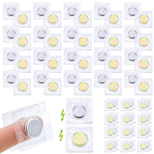 Fireboomoon 32 Pairs 1.18 Inch Invisible Hidden Sew Magnetic Snap