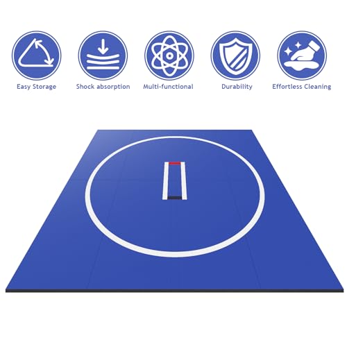 3M X 3M Sport Fitness Blanket Wear Resist Multi Exercise Blanket Anti-Slip Multi-Functional Training Blankets for Grappling Martial Art Boxing Judo