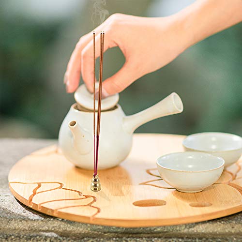 Incense Burner, Copper Incense Holder Cone Holder Gourd Incense Burner for Joss Stick, Tower Incense, Incense Coil (3 Styles) - color: Gold, 3 Pcs