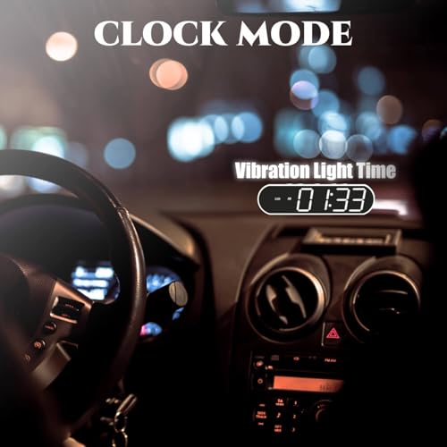 Portable LED Gym Timer, Workout Clock for HIIT Tabata Fitness at Home,Garage,Outdoors. Multiple functionality with Customizable Interval Setting, Easy to Read Display.