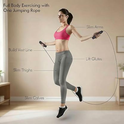 Jump Rope, Tangle-Free Rapid Speed Jumping Rope, adjustable jump rope, suitable for women, men, and children, suitable for home gyms, sports and fitness equipment, and slim figures - color: Red