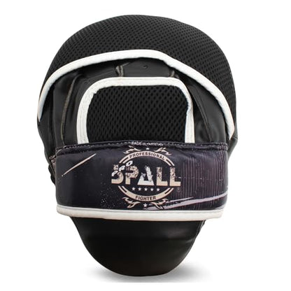 Curved Boxing Pads - Boxing Mitts and Punch Pads, Muay Thai MMA Focus Boxing Mitts Suitable for Boxing, Kickboxing, Karate, and Martial Arts - color: BTF-Black