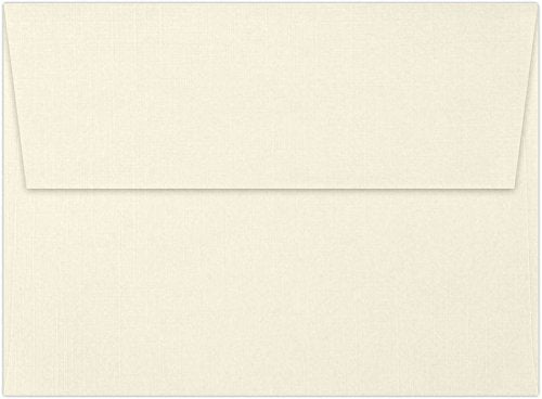 LUXPaper A7 Invitation Envelopes | Peel & Press | 5 1/4" x 7 1/4" | Natural Linen | 80lb. Text | 1,000 Qty - color: Natural Linen, size: 1000 Qty.