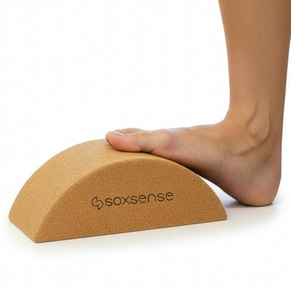 Soxsense Half Moon Recovery Block & Calf Stretching- Improve Balance, Stability & Foot Mobility/Calf Stretcher for Plantar Fasciitis Relief/Yoga & Pilates Balance Trainer