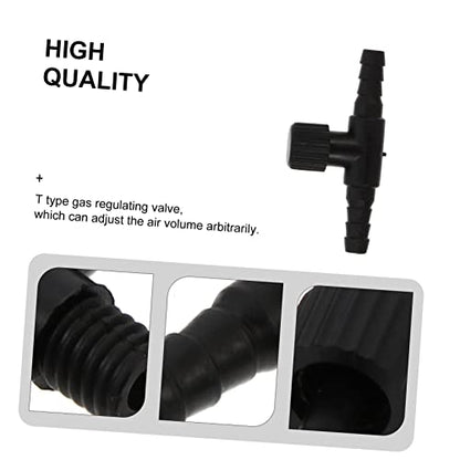 ABOOFAN 30pcs Shape Connector Adapter for Oxygen Tubing Easy Installation for Fish Tanks and Aquariums Airflow for Air Pumps and Stones