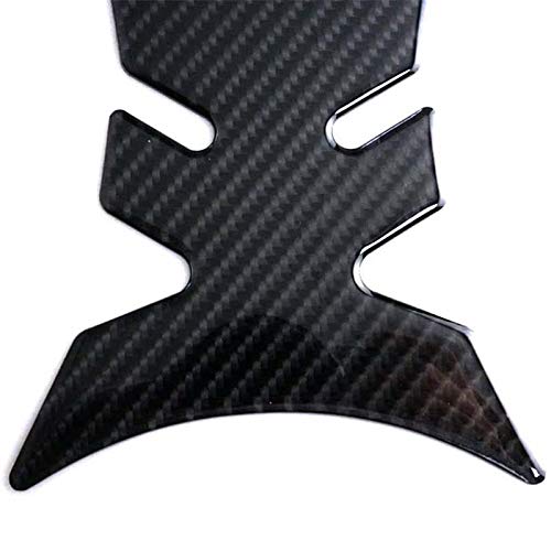 Carbon Fiber Motorcycle Tank Pad Gas Oil Fuel Tank Pad Protector for CBR600 1000 954 929 900 RR, CBR250 300 500 R, Black