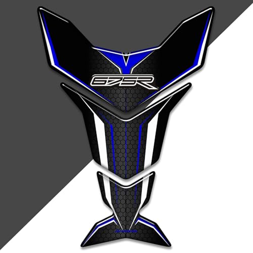 Motorcycle 3D Tank Pad Compatible with Triumph Street Triple Daytona 675 765R RS Stickers Gas Kit Knee Fish Bone Tank Pad Decals Fit for 675 765 R RS Stickers Decals Tank Protection Waterproof (A-15) - color: A-15