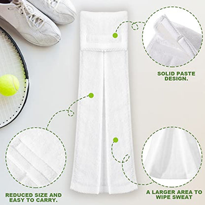 Moukeren 16 Pcs Football Towel Bulk Cotton Quarterback Pitching Football Field Towel with Hook and Loop Fastener for Youth Men, Sports, Football, Gym, Yoga, Golf