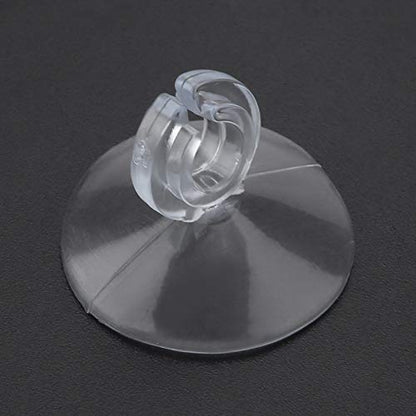 50pcs Aquarium Sucker Clips, Fish Tank Hose Holder Clamps, Ultra Strong Suction Cup Clips for Oxygen Pump Soft Pipe, Transparent Rubber Tube Holders for Aquarium Fish Tank Accessor