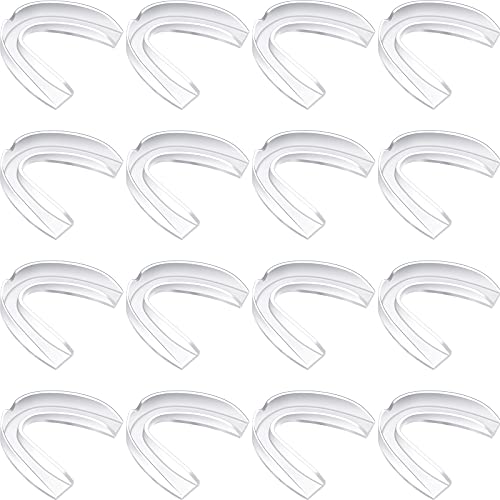 Nuanchu 30 Pack Sports Mouth Guard Athletic Moldable Mouth Guard Boxing Protection for Adult Hockey Football Basketball Lacrosse Boxing(Clear)