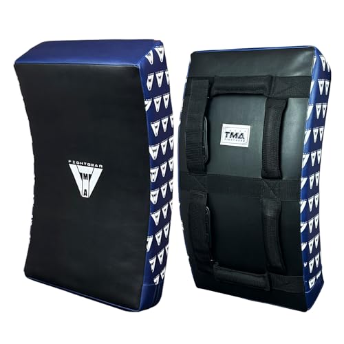 TMA Kick Shield Muay Thai Kickboxing, Boxing Mits, 60CM Large Heavy Curved Kicking Striking Body Pad, Target MMA Boxing Training, Martial Arts Kick Pad Karate & Taekwondo