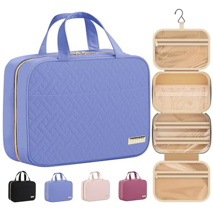 HOTOR Hanging Travel Toiletry Bag Women Men Essentials Aegean-Blue - color: Aegean-Blue, size: Medium