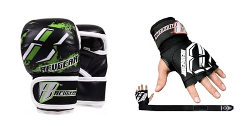 Revgear Neoprene High-Performance Gel Pro Hand Wraps Dominator Muay Thai Shin Guard