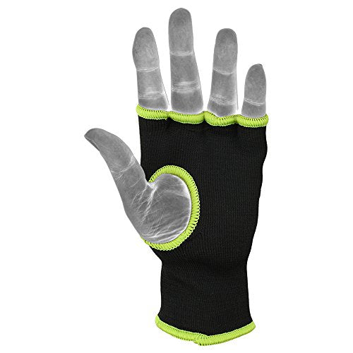 MRX Muay Thai Boxing Inner Gloves Protective Hand Wrap (Black,Green Small) - color: Green, size: Small