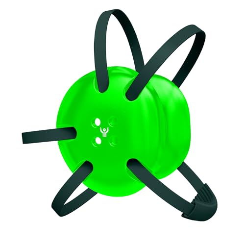 Great Call Athletics Classic Wrestling Headgear, Dark Green Straps - style: Dark Green w/ Neon Green Straps