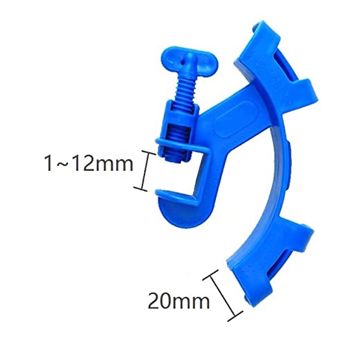Aquarium Hose Holder Clip, Adjustable Pipe Clamp for Fish Tank Water Tube, Sturdy Glass-Safe Bracket