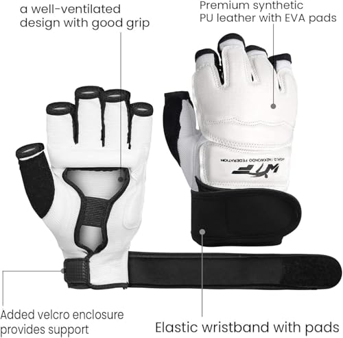 Taekwondo Sparring Gear, Taekwondo Shoes & Sparring Gloves. - size: Medium
