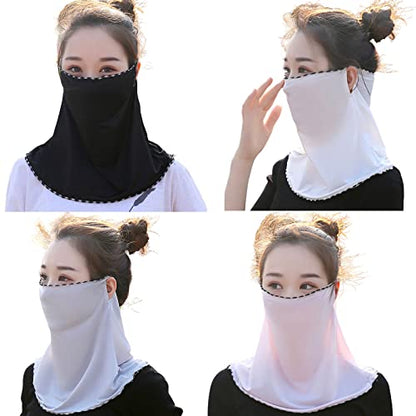 Mountaineering Ice Silk Scarf Headband Hiking Cycling for Sun for Protection Neckerchief Cover Breathable S Men Ice Silk
