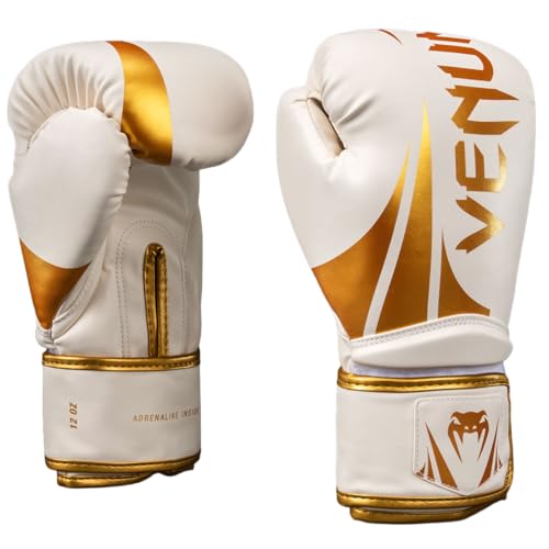 Venum Challenger Boxing Gloves - color: 화이트/골드, size: 16-Ounce, style: 챌린저 2.5