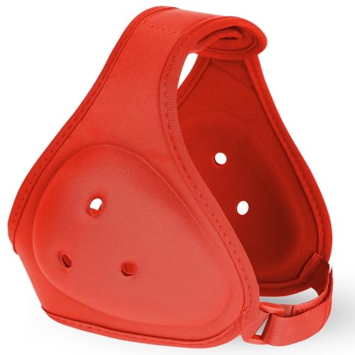 Tellegloww Wrestling Headgear for Kids Youth Soft Grappling Headgear Adjustable Wrestling Ear Guard for Adults - color: Orange, style: Classic Style