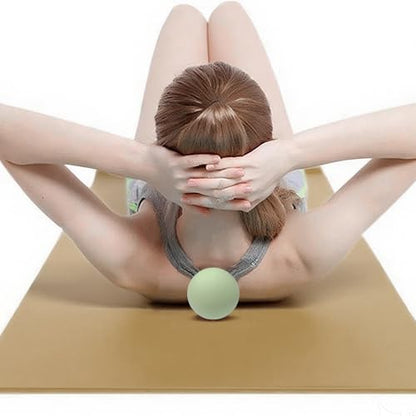 3PCS Firm Massage Lacrosse Balls for Myofascial Release, Muscle Knots, Trigger Point Therapy, Yoga Deep Tissue Massage, Pain Relieve from Plantar Fasciitis, Muscle Soreness Massager Ball - color: 3 Style Massage Ball Multicolor