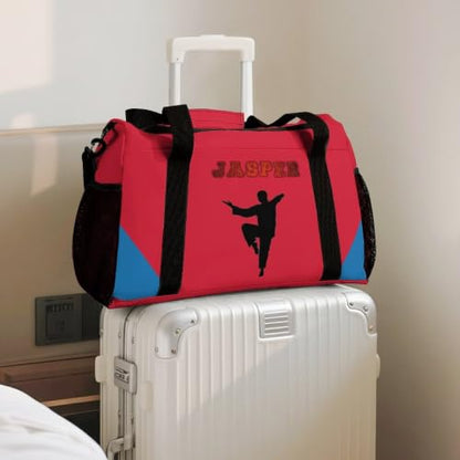 Custom Name Taekwondo Karate Duffle Bag for kids Boy Girls,Personalized Martial Arts Gear Bag,Water-Resistant Sparring Equipment Red Taekwondo - color: Taekwondo Karate-07