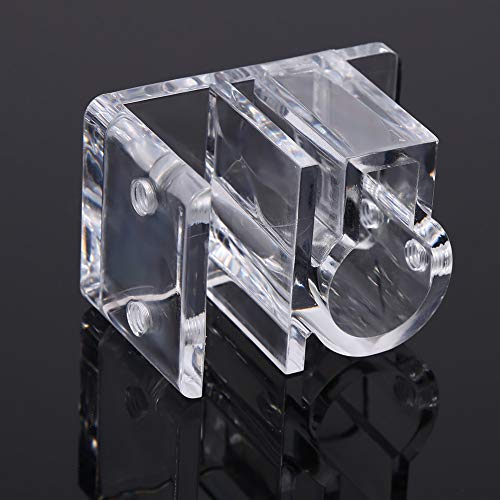 Aquarium Clip Holder | Top - Grade Acrylic Fish Tank Filtration Mount | Hose/Pipe/Tube Clip for 13-17mm Diameter | Safe & Sturdy Water Hose Fixing