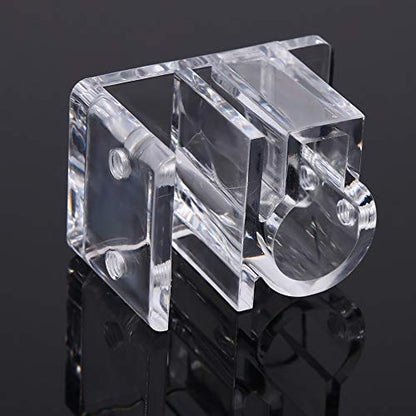 Aquarium Clip Holder | Top - Grade Acrylic Fish Tank Filtration Mount | Hose/Pipe/Tube Clip for 13-17mm Diameter | Safe & Sturdy Water Hose Fixing