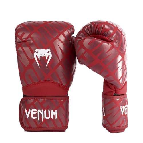 Venum Contender 1.5 XT Kids Boxing Gloves - color: White-Burgundy, size: 8-Ounce
