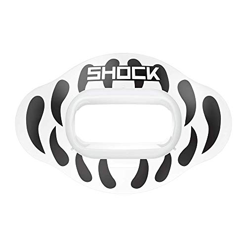 Shock Doctor Interchange Shield for Lip Guard - Mouthpiece NOT Included - for Football | Swap Lip Guard Shield Design. Single or Double Pack. - style: Fangs
