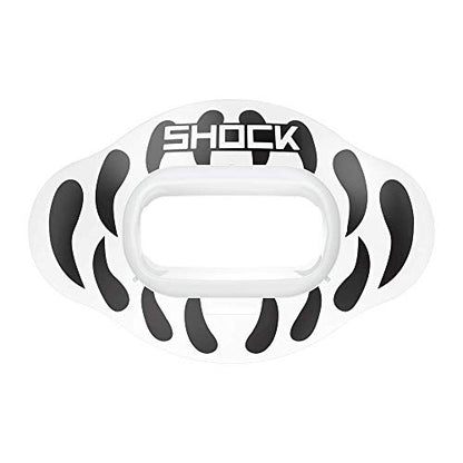 Shock Doctor Interchange Shield for Lip Guard - Mouthpiece NOT Included - for Football | Swap Lip Guard Shield Design. Single or Double Pack. - style: Fangs