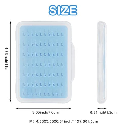 Aventik Super Slim Fly Fishing Trout Flies Fly Box Clear Fly Lures Hook Box 4PC (H065MB) - style: H065MB