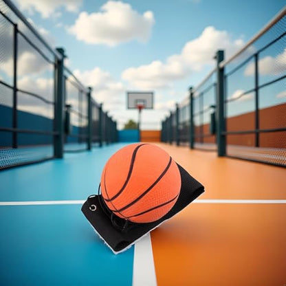 Reaction Training Ball with Adjustable Wrist Strap - High-Elasticity Rubber Basketball Trainer for Agility Drills and Reflex Exercises, Elastic String Sports Equipment for Athletes
