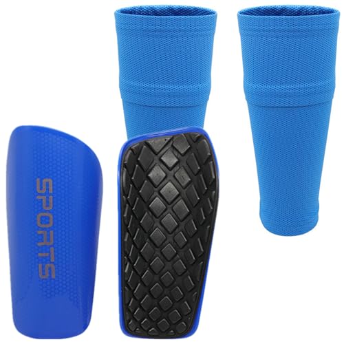Soccer Shin Guards for Kids Youth Adults - Shin Pads and Sleeves Set with Optimized Insert Pocket for Boys Girls Men Women for Football Games - Protective Soccer Equipment(3 in 1)