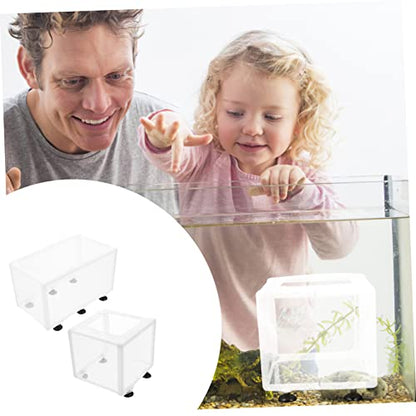 BESPORTBLE 2pcs Fish Breeding Isolation Box Cups Convenient Mesh Structure for Healthy Aquarium Separation Suitable for Fish and Shrimp