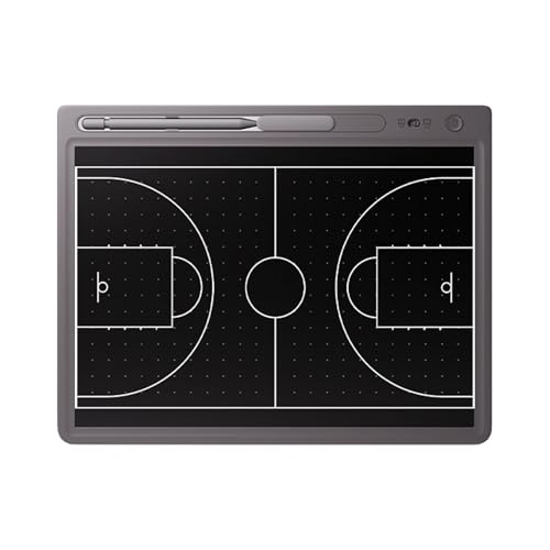 LCD Basketball Coaching Board, Electronic Basketball Tactical Board for Training Teaching Competition Command(15 inches) - size: 15 inches
