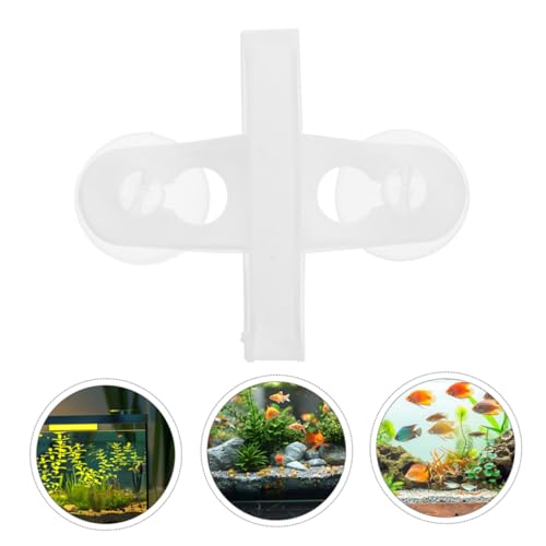 Toddmomy 20pcs Fish Tank Partition Clip Aquarium Decoration Egg Crate Diffuser Aquarium Air Air Pump Divider Fish Tank Isolation Board Aquarium Grid Divider Tray Cup Abs White