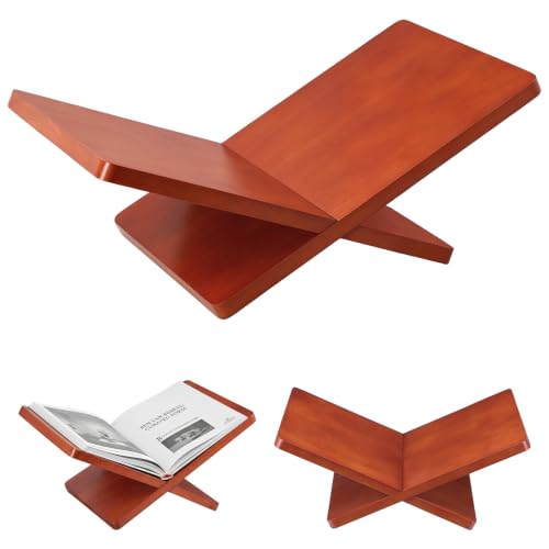 Junkin Wooden Open Book Stand for Display Reading 15.7" x 9.4" x 5.7"