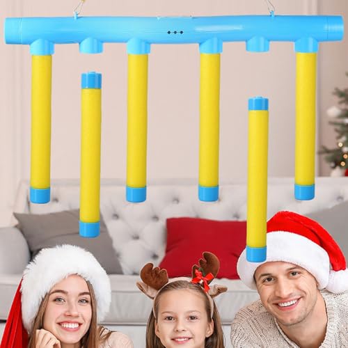 Reflective Drop Stick Challenge Game: 2026 Smart Light Reaction Trainer, 3-Speed Modes, Hand-Eye Coordination & Reflex Game for All Ages(Pink Remote Control Octopus)