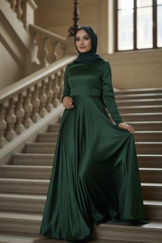 Instant Chiffon Hijab, Ready to wear hijab, modal wrap, Abaya, modern Instant Scarf, Soft breathable scarf - color: S12 Emerald