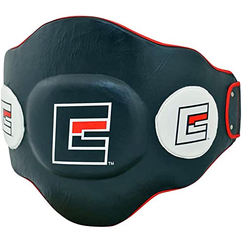 Elite Leather Belly Pad Protector - MMA Training Equipment Body Protection Armour Pads| Great for Muay Thai, Boxing, Kickboxing, BJJ, Jiu Jitsu, Judo and Mix Martial Arts