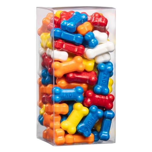 Hammont Clear PET Plastic Boxes - Transparent Storage Containers for Party Favors, Gifts, Cookies, Ornaments, Weddings, Birthdays, and Special Events - 1.5"x1.5"x3.125" (24 Pack) - size: 1.5"x1.5"x3.125"