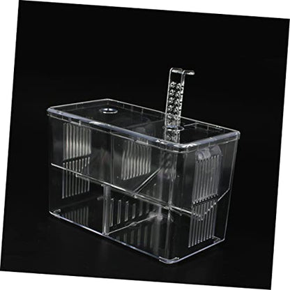 Generic Box Fish Aquarium Sponge Cup Hooks Feeder Catch Isolation Pour Tanks Pool Canister Air Crate Release Dividers Kit Net Pump Holder Transparent
