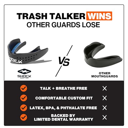 Shock Doctor Trash Talker Basketball Strapless, Clear Pink, Adult - color: Clear Pink, size: Adult