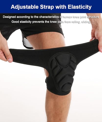 Wrestling Knee Pads for Men Women, Dance Knee Pad for Women Men Wrestling Knee Pad Wrestling Gear, Crash Pad Roller Skating Gear Knee Protector, Soft Knee Pads for Basketball Volleyball Roller Skating - size: X-Large