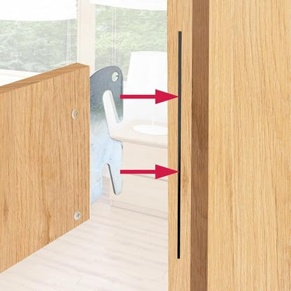 Bitray Wood Bed Plates Wood Bed Rail Hook Plates Bed Rail Brackets - 8pcs - style: 8pcs