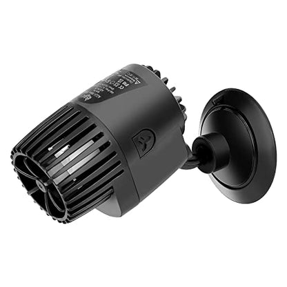 AQQA Aquarium Wave Maker,Suction Cup Fish Tank Single Powerhead Pump | 3W/5W/10W/15W 110V/60Hz Ultra Quiet Submersible Circulation Pump,360°Adjustable For Freshwater Saltwater Black 5W - size: 5W 1200GPH for 15-38 Gallon