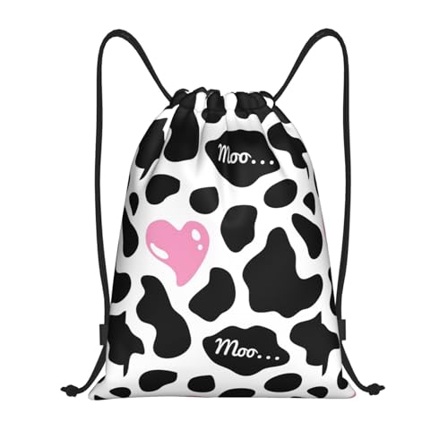 Gianlaima Drawstring Backpack Gym draw string bag For Men Women - color: Black4