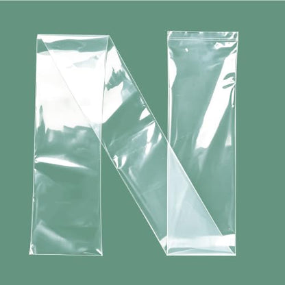Plastic Poster Sleeves 20 Pack 8 x 54 Inch Long Flat Open Poster Bag 2 Mil | Waterproof Acid-Free Poly Bag Long Narrow Storage Tube Bag for Blueprints, Paintings, Artworks, Fishing Rods and Umbrellas - size: 8 x 54 Inch