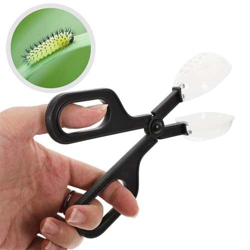 5PCS Reptile Feeding Clamps, Reptile Scoop for Poop, Cleaning Tools for Cage Fish Tank, Feeding Tools for Reptile, Hamsters, Lizard Gecko Snakes Bearded Dragon and Other Small Animals Supplies